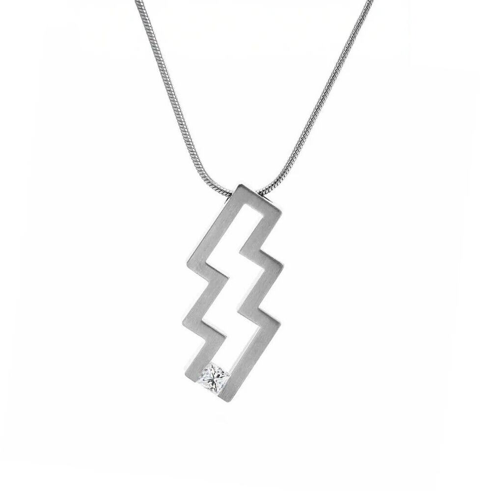 B.Tiff Éclair Pendant Necklace w/ 18” Chain (Retail $135)